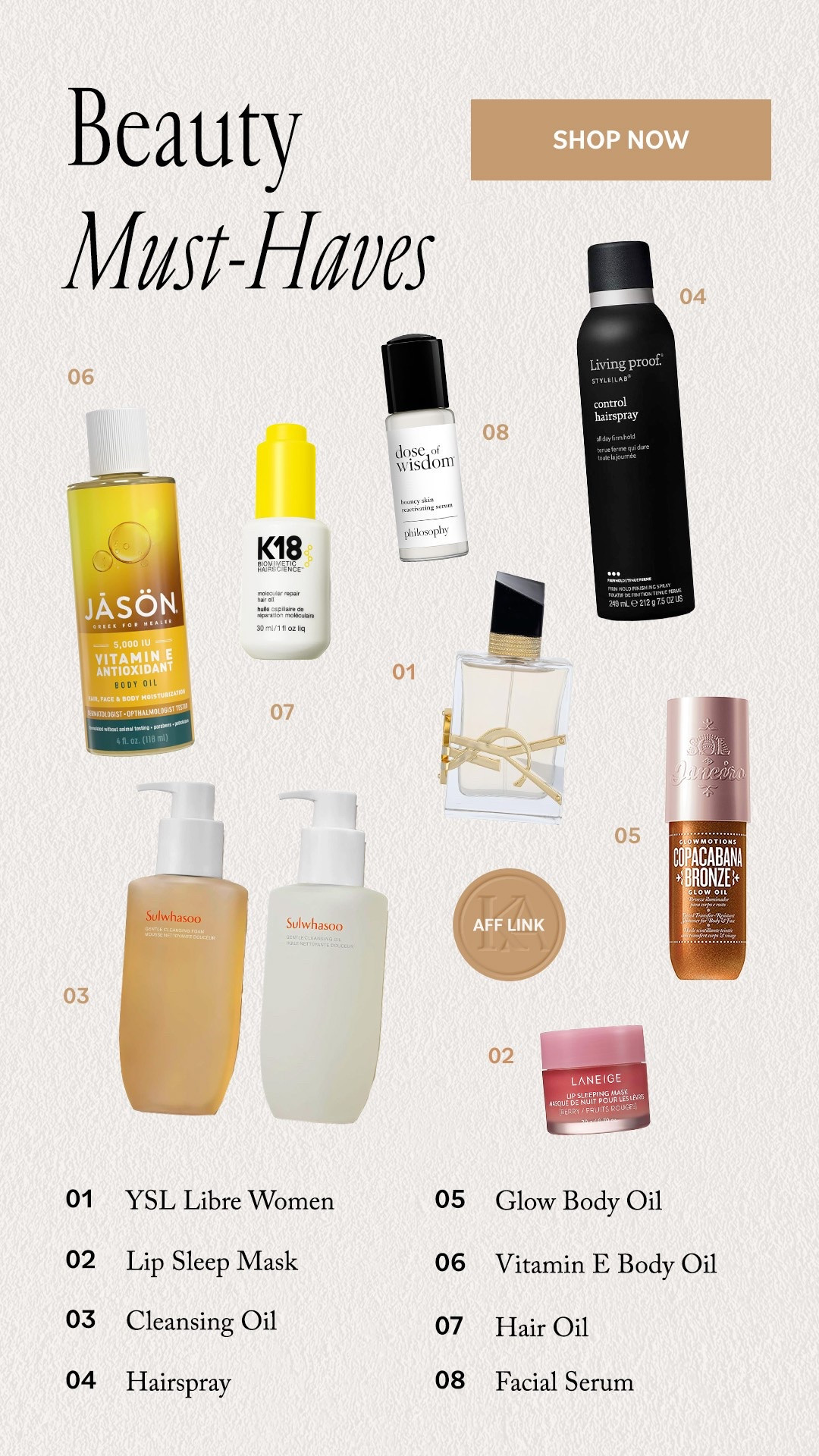 ✨ These are the beauty products that have earned a permanent spot in my routine. The ones I repurchase, recommend to friends, and reach for without even thinking. From skincare and haircare to fragrance, these are my tried-and-true favorites that make me feel put together every day. 

Estos son los productos de belleza que ya tienen un lugar fijo en mi rutina. Los que vuelvo a comprar, recomiendo y uso casi sin pensarlo. Desde cuidado de la piel y del cabello hasta fragancias, son esos favoritos que siempre cumplen. 🌿

Follow me on Instagram and YouTube
@kirasfashionfinds

#LTKvlog #LTKBeauty