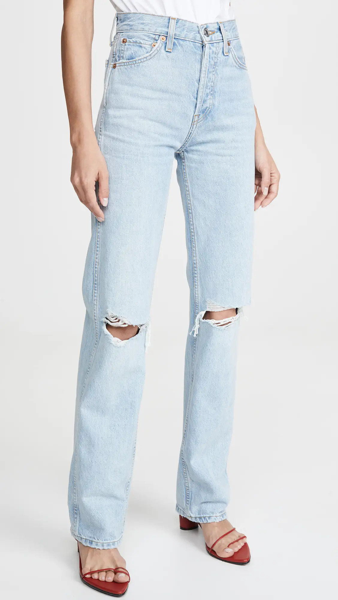 RE/DONE High Rise Rigid Loose Jean | Shopbop | Shopbop