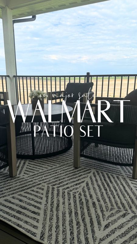I can't get enough of this viral Walmart patio furniture! 😍 The modern, sleek vibe is perfect, and the quality is amazing. It's heavy, durable, and now on major sale! Don't miss out on upgrading your outdoor space.

#LTKSaleAlert #LTKHome #LTKSeasonal
