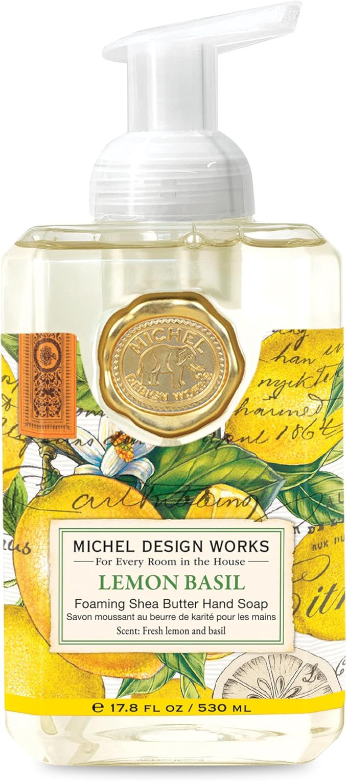 Michel Design Works Foaming Hand Soap, Lemon Basil | Amazon (US)