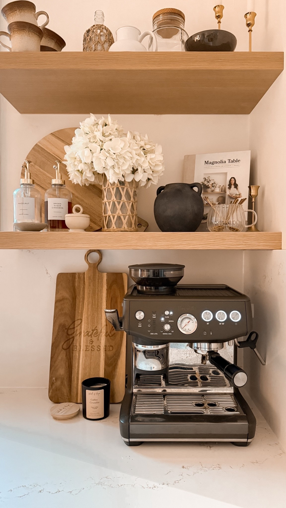 Fall coffee station shelving #fallcoffee #falldecor #coffee

#LTKfall #LTKhome