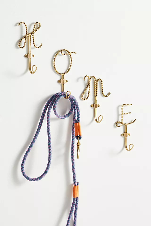 Bryn Monogram Wall Hook | Anthropologie (UK)