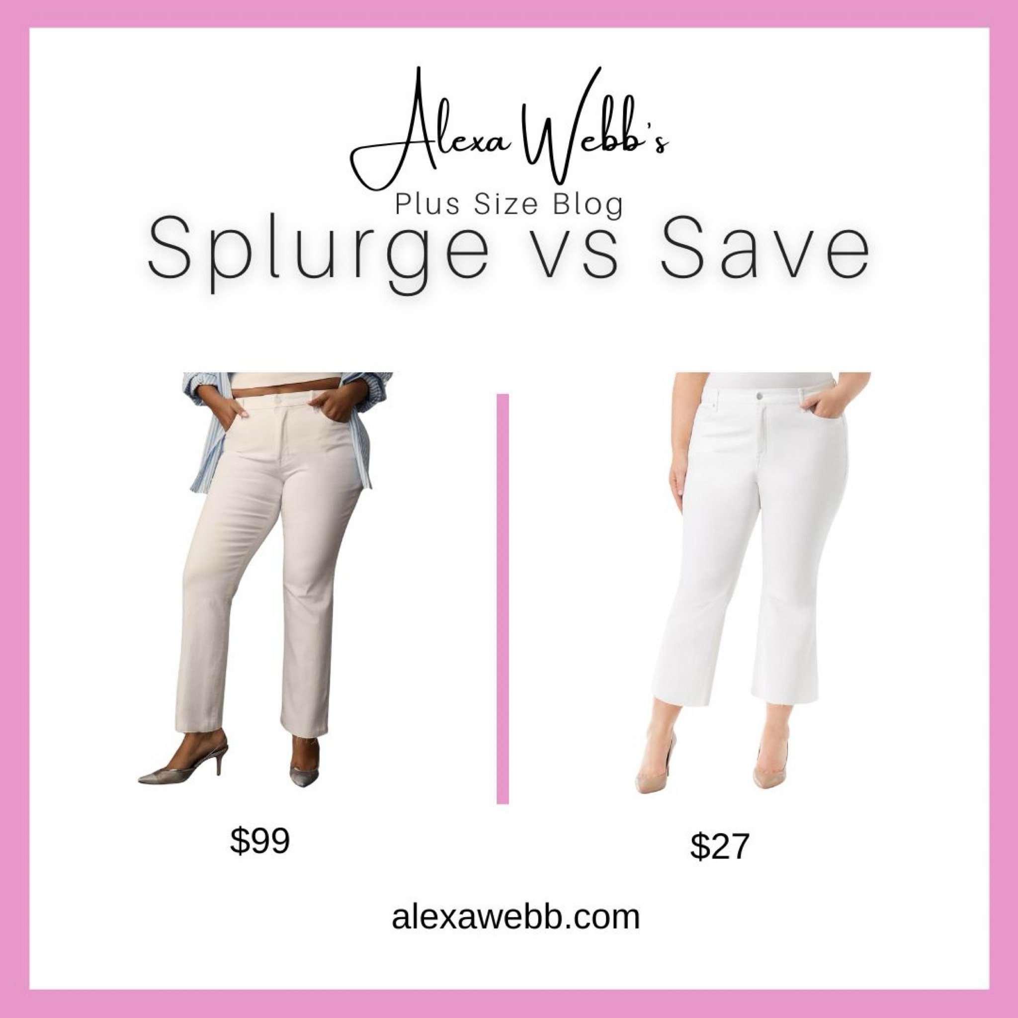 White Plus Size Straight High-Rise Jeans: Splurge Vs Save by Alexa Webb #plussize

#LTKPlusSize #LTKSeasonal #LTKStyleTip