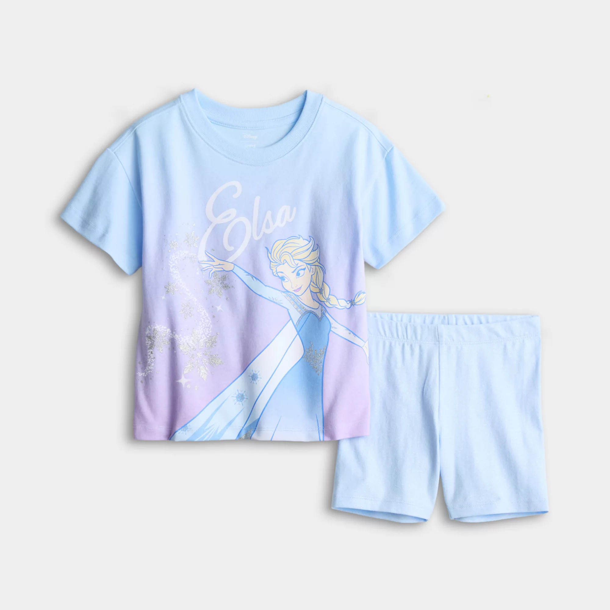 Baby & Toddler Disney's / Jumping Beans® Oversized Tee & Bike Short Set | Kohl's