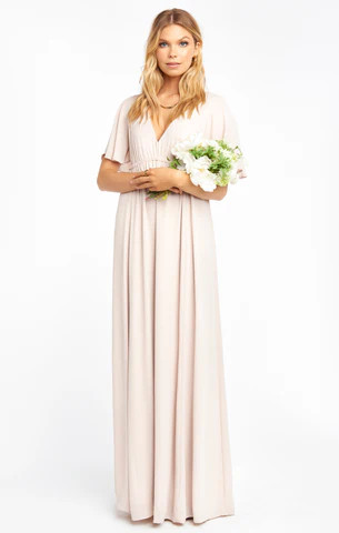 Emily Maxi Dress ~ Show Me the Ring Crisp | Show Me Your Mumu