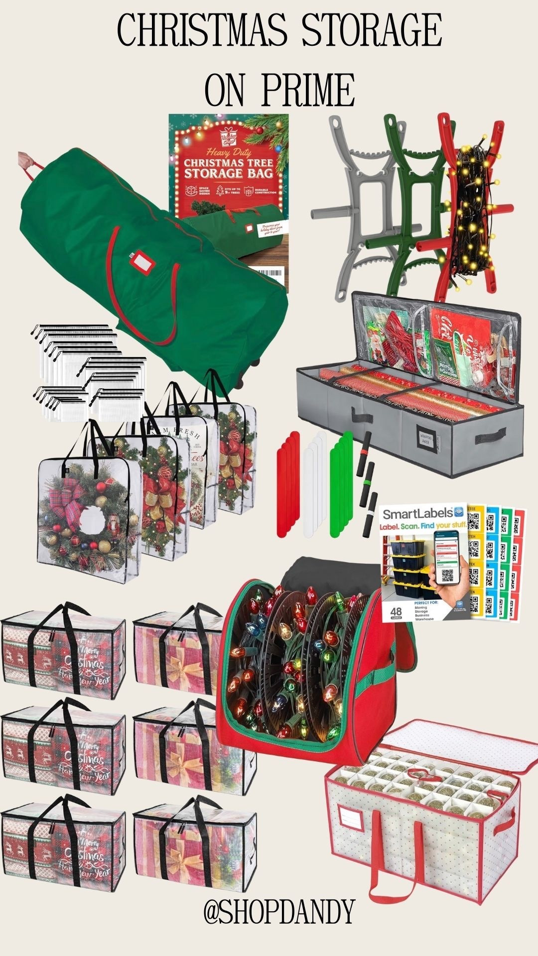 Finally get that Christmas decor organized when you pack it back up this year! 

#LTKHome #LTKHoliday #LTKSeasonal