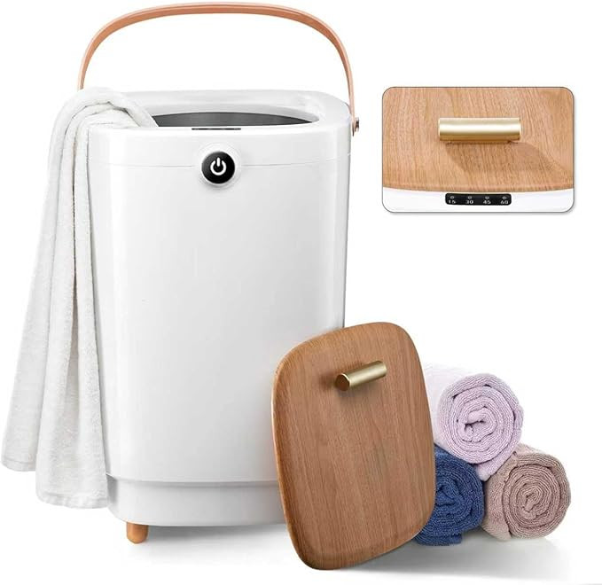 Towel Warmers for Bathroom Bucket, Luxury Large Spa Towel Hot Warmer Bucket Style-Hot Towels in 1... | Amazon (US)