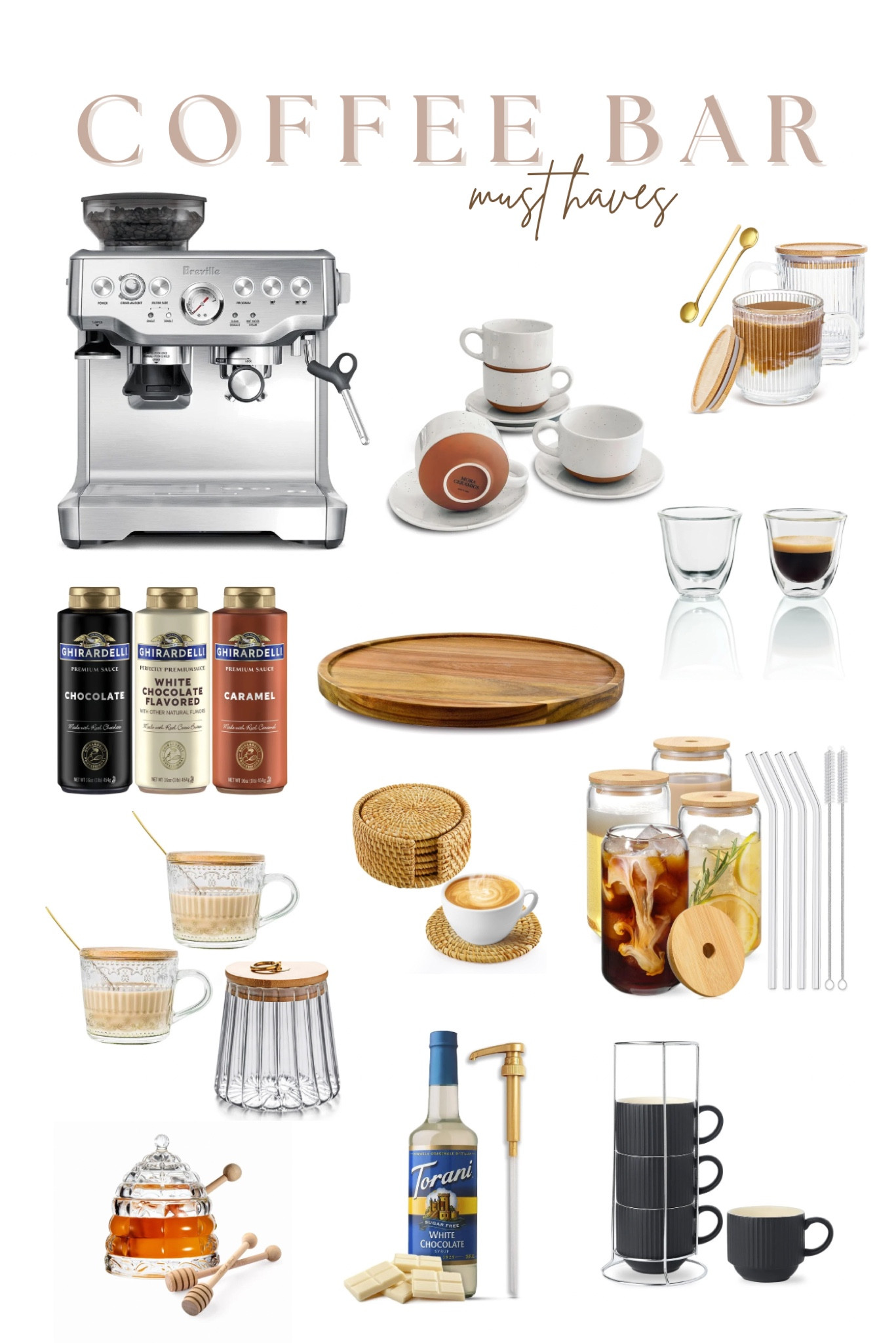 coffee bar must haves! 
#coffeebar #coffeeathome
#coffee #coffeemusthaves #amazonmusthaves

#LTKGiftGuide #LTKHome #LTKStyleTip
