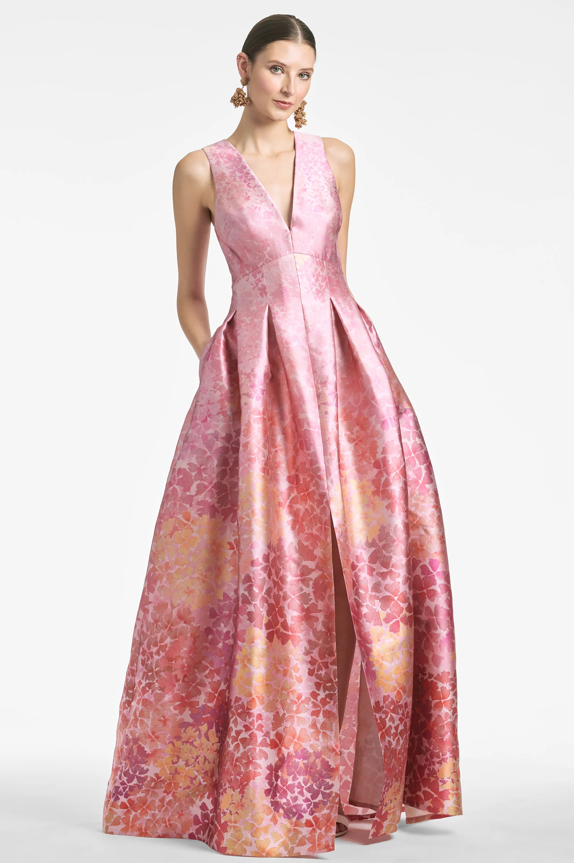 Brooke Gown - Light Sunset Hydrangea | Sachin and Babi