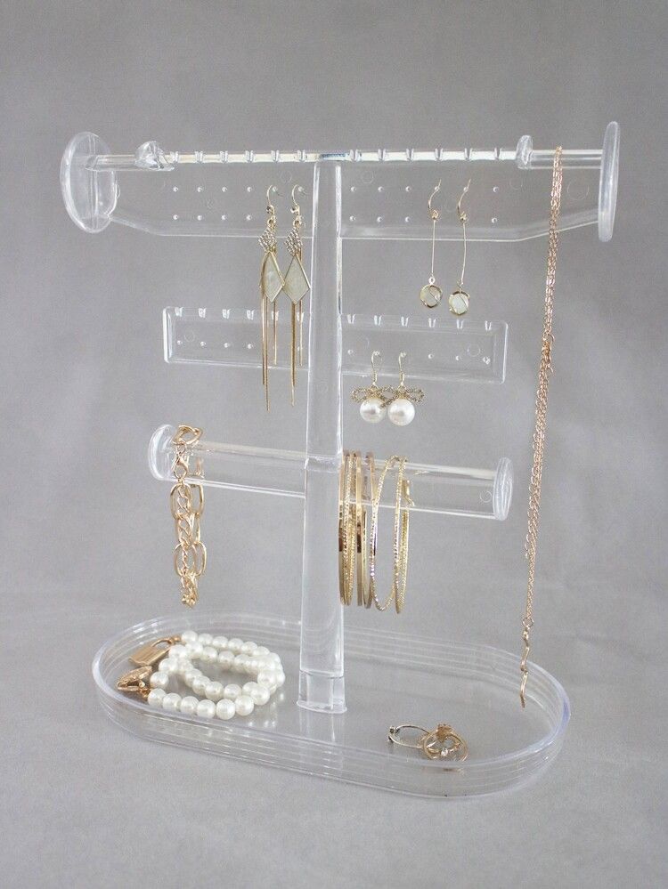 1pc Clear Jewelry Display Rack | SHEIN