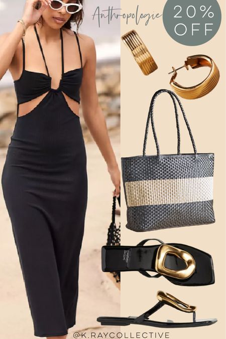 This cover up dress will get you from beach to dinner with perfection, especially with the black and gold accessories.

Gold Hoops / swim cover up / black dress / resort wear / vacation outfits / spring sandals / spring outfits / vacation outfits / black dress / spring dress / beach dress / beach tote / tote bag

#springaccessories #springoutfits #resort #vacationoutfits #beachoutfit

#LTKSeasonal #LTKtravel #LTKSale