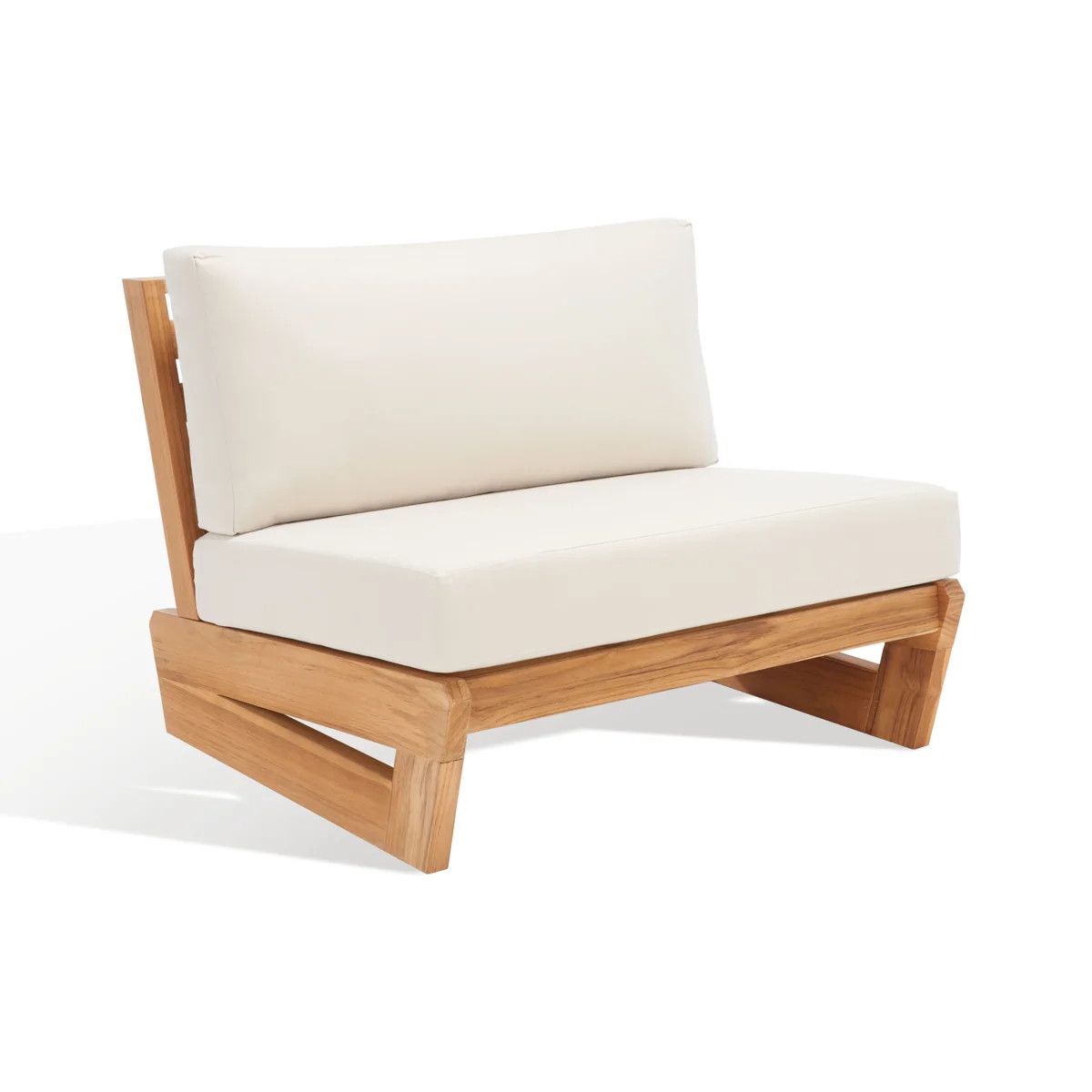 Despina Teak Patio Chair with Cushions | Wayfair North America