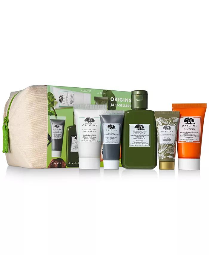 Best-Sellers 6-Pc. Travel Size Cleansing & Moisturizing Set | Macy's
