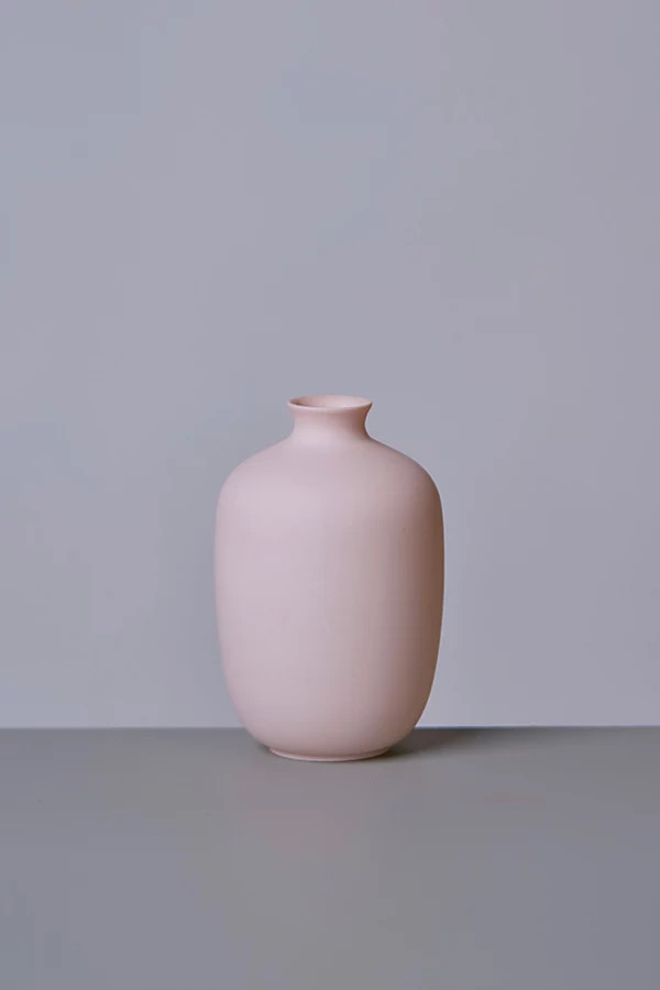 Middle Kingdom Miniature Porcelain Plum Vase in Dusty Pink at Urban Outfitters | Urban Outfitters (US and RoW)