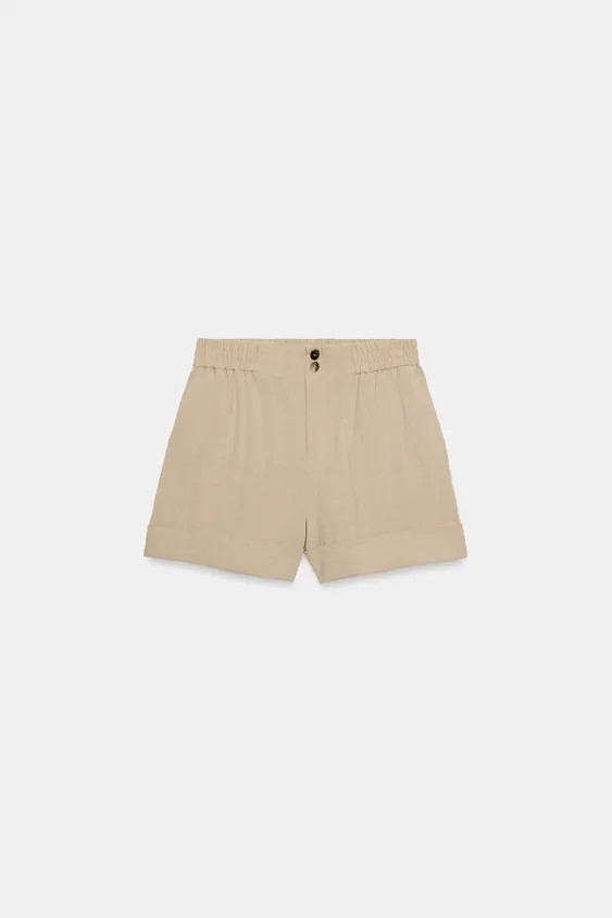 BERMUDA SHORTS WITH TURN-UP HEMS | Zara US