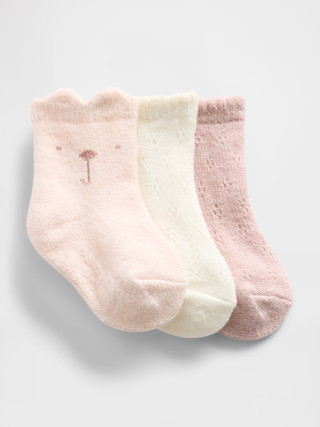 Baby CashSoft Crew Socks (3-Pack) | Gap (US)