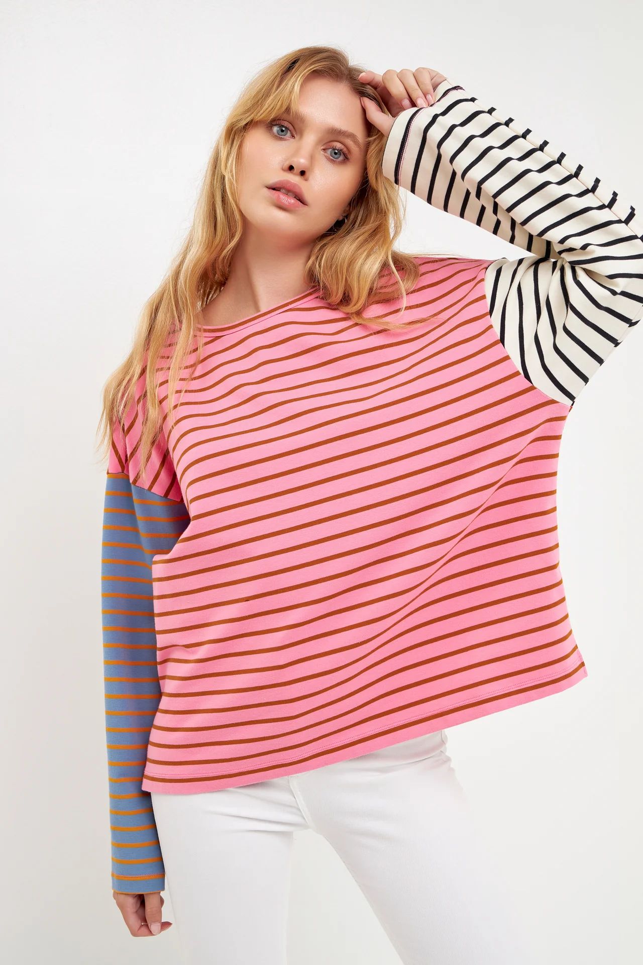 Striped Long Sleeve Shirt | OBJECTRARE