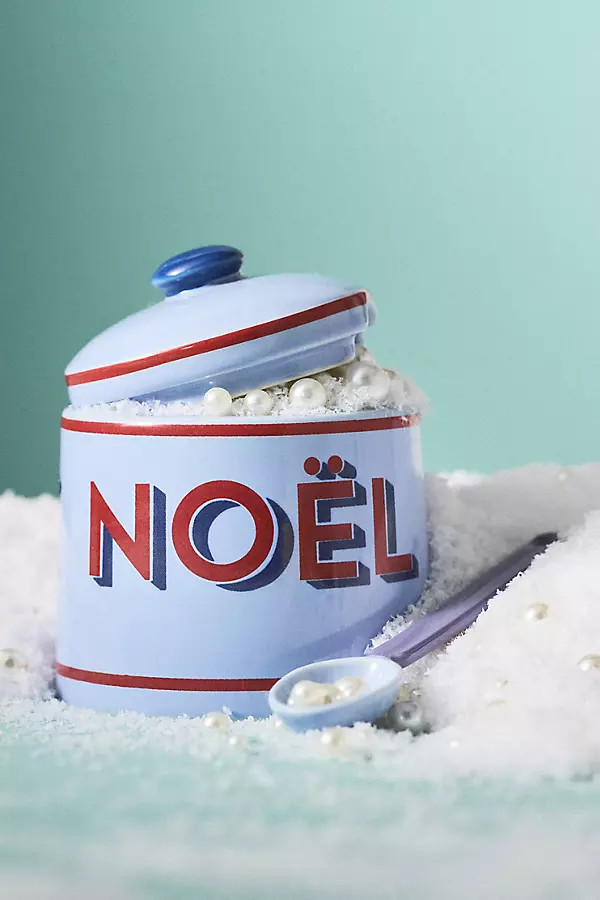 Après Ski Handpainted Stoneware Sugar Pot Set | Anthropologie (US)