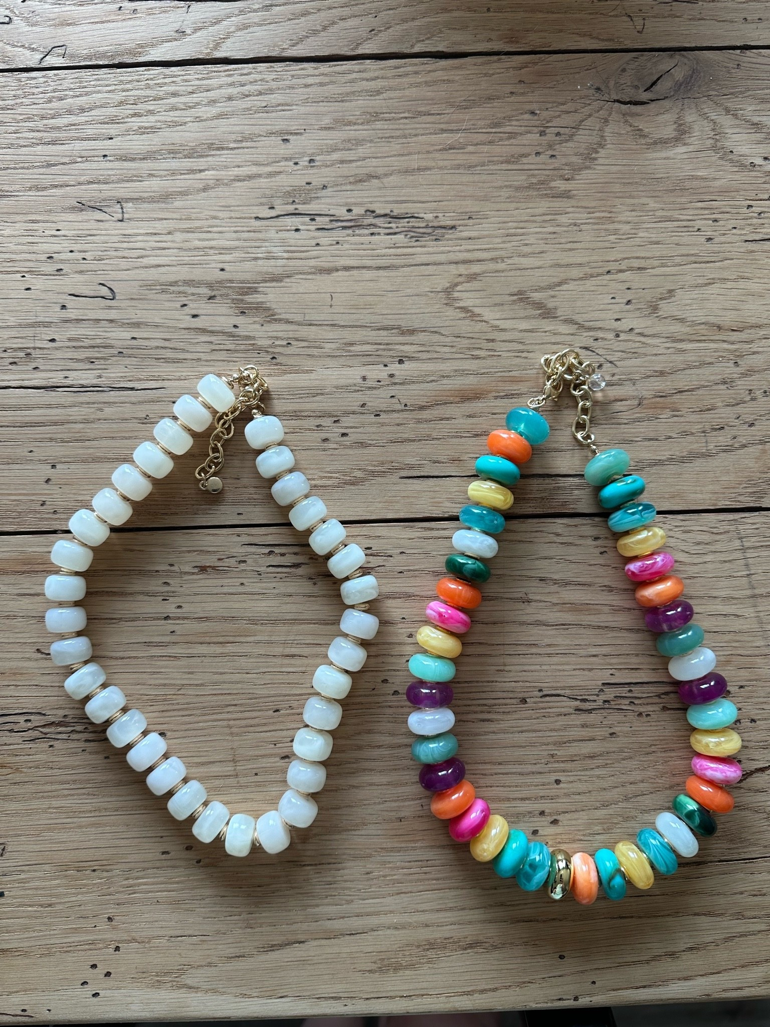 Colored chunky beaded necklaces

#LTKootd #LTKSeasonal
