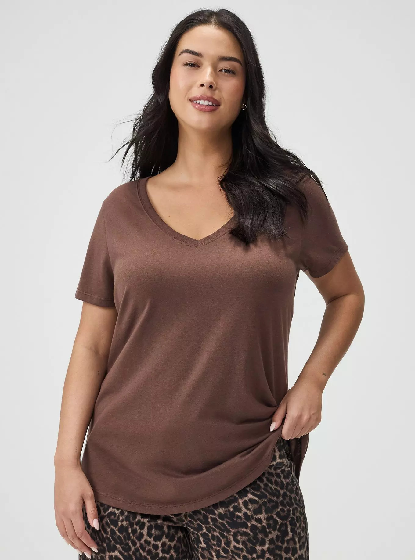 Girlfriend V-Neck Tee | Torrid (US & Canada)