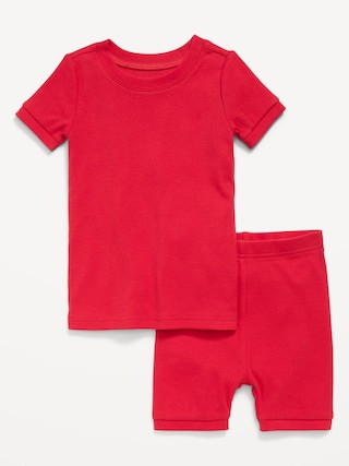 Ribbed Snug-Fit Pajama Set for Toddler & Baby | Old Navy (US)