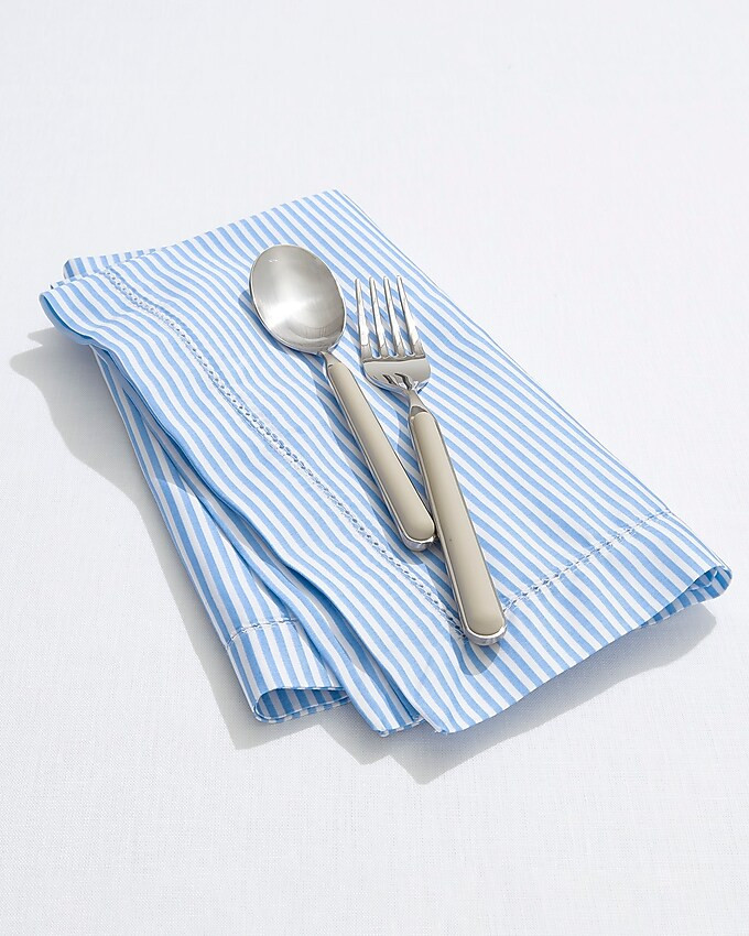 J.Crew set-of-four napkins in heritage seersucker stripe | J. Crew US