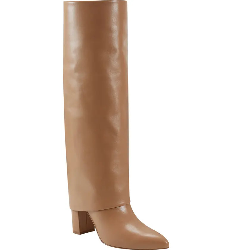 Leina Foldover Shaft Pointed Toe Knee High Boot (Women) | Nordstrom