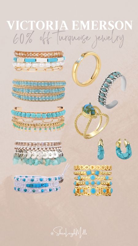 Such good deals on these Victoria Emerson jewels that go with everything! 

#jewelry #bracelets #rings #accessories #fallstyle #turquoise 

#LTKsalealert #LTKstyletip #LTKfindsunder50