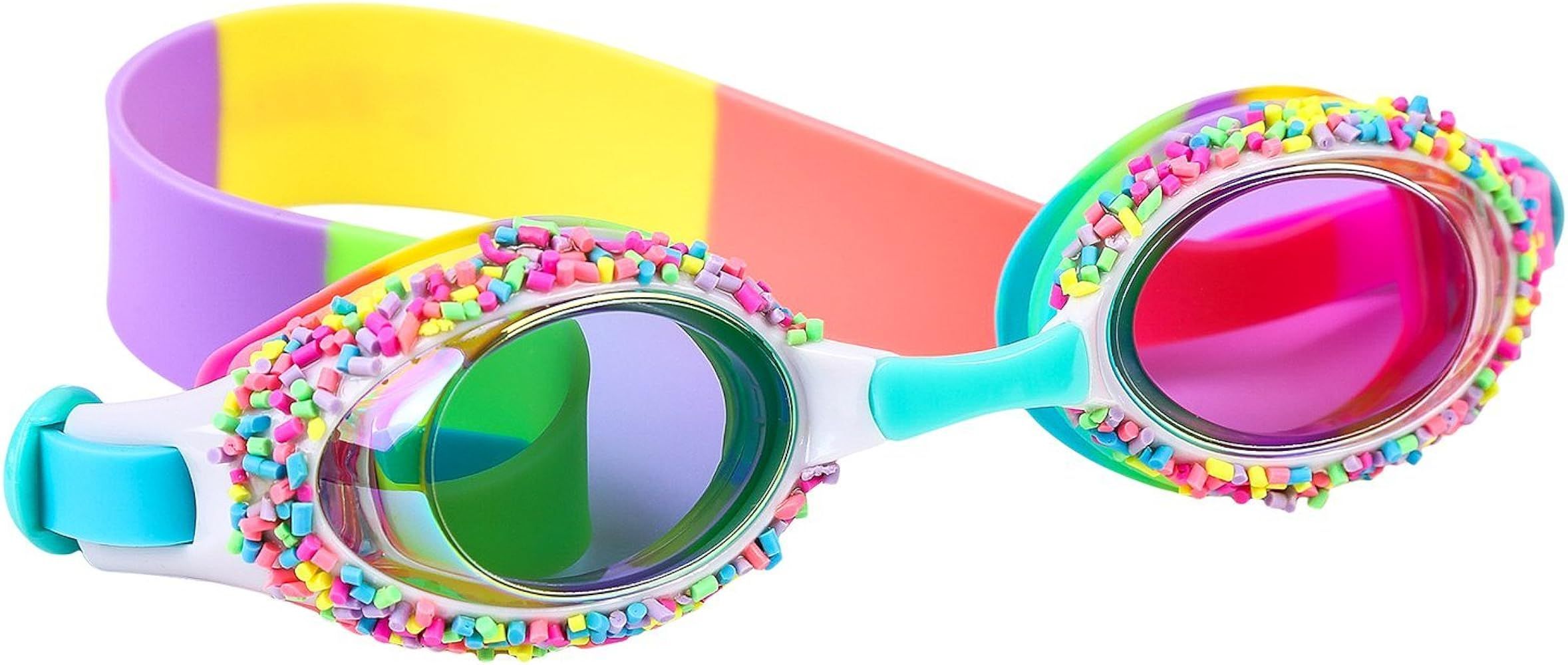 Swimming Goggles For Girls - Cake Pop Kids Swim Goggles By Bling2o (Whoopie Pie Brights) | Amazon (CA)