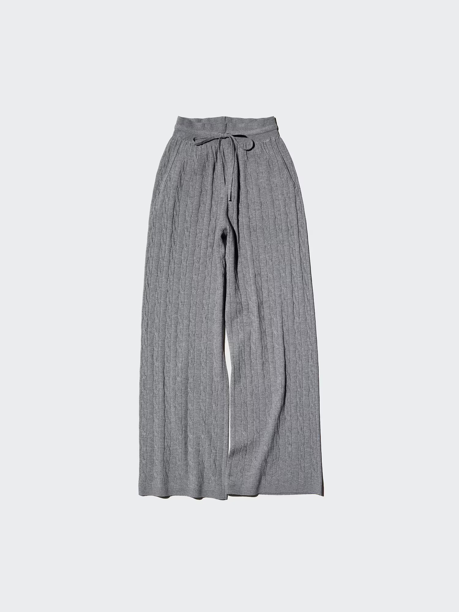 Washable Knit Cable Pants | UNIQLO (US)