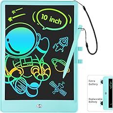 PYTTUR LCD Writing Tablet for Kids 10 Inch Colorful Toddler Doodle Board Drawing Tablet Reusable ... | Amazon (US)