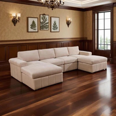 Corduroy 6-piece Living Room Sofa Set | Wayfair North America