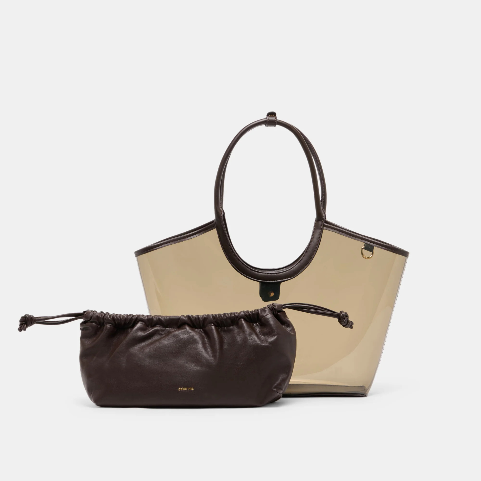 GISELLE Smoke Jelly Tote Shoulder Bag | Dolce Vita | DolceVita.com
