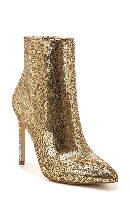 Sam Edelman Wrenley Bootie in Gold Mine at Nordstrom, Size 7 | Nordstrom