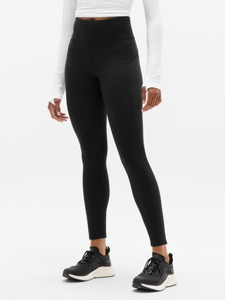 Altitude Fleece Lined Stash High Rise Legging | Athleta