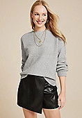 Matte Chenille Checkerboard Sweater | Maurices