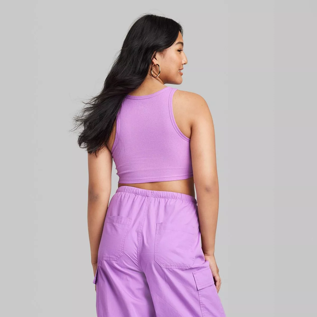 Women's Tiny Tank Top - Wild Fable™ Gray M - Yahoo Shopping