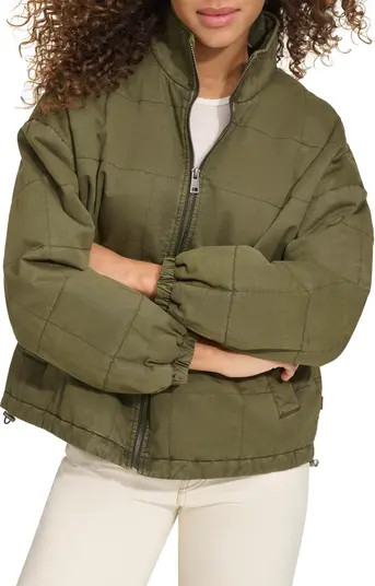 Levi's® Box Quilted Water Resistant Cotton Jacket | Nordstrom | Nordstrom