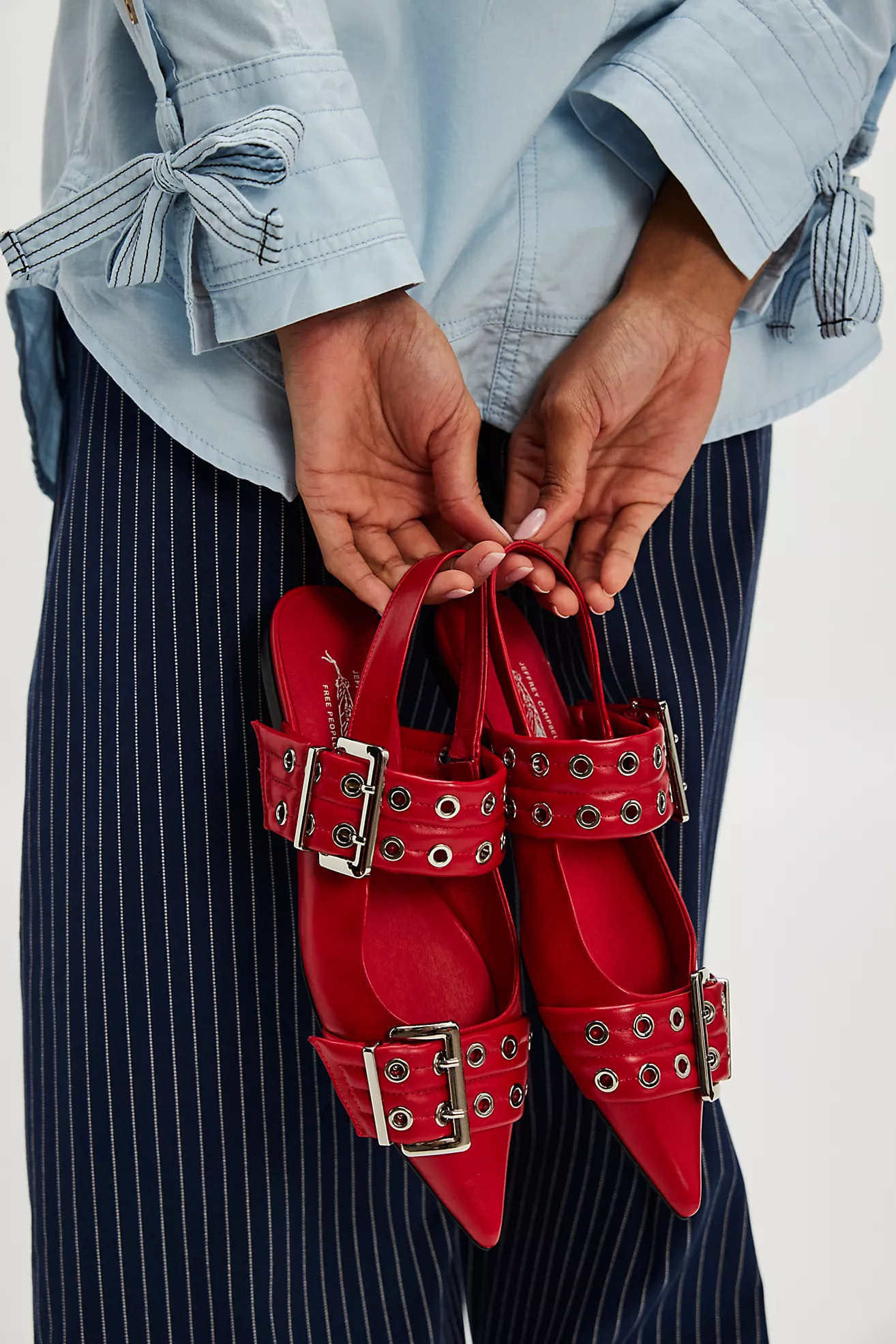 Lilly Buckle Slingback Flats | Free People (UK)