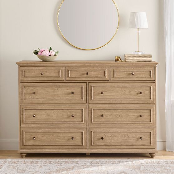 Chelsea 9-Drawer Grand Dresser (64w x 19d") | Pottery Barn Teen
