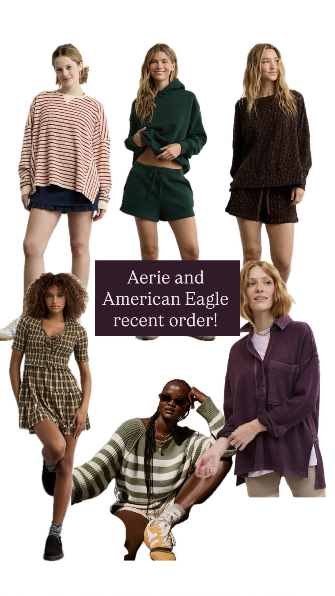 Aerie and American Eagle order! Most things are already marked down online, BUT you can stack the #ltkfallsale code on top for an extra discount 🙌

CODE: LTKFALLSALE

#LTKPlusSize #LTKFallSale #LTKMidsize