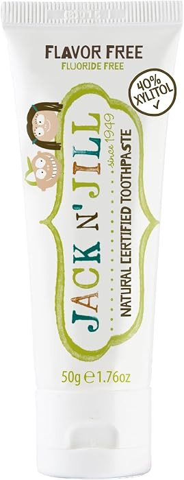 Jack N' Jill Natural Toothpaste for Baby and Infants - Fluoride Free Training Toothpaste, 40% Xyl... | Amazon (US)