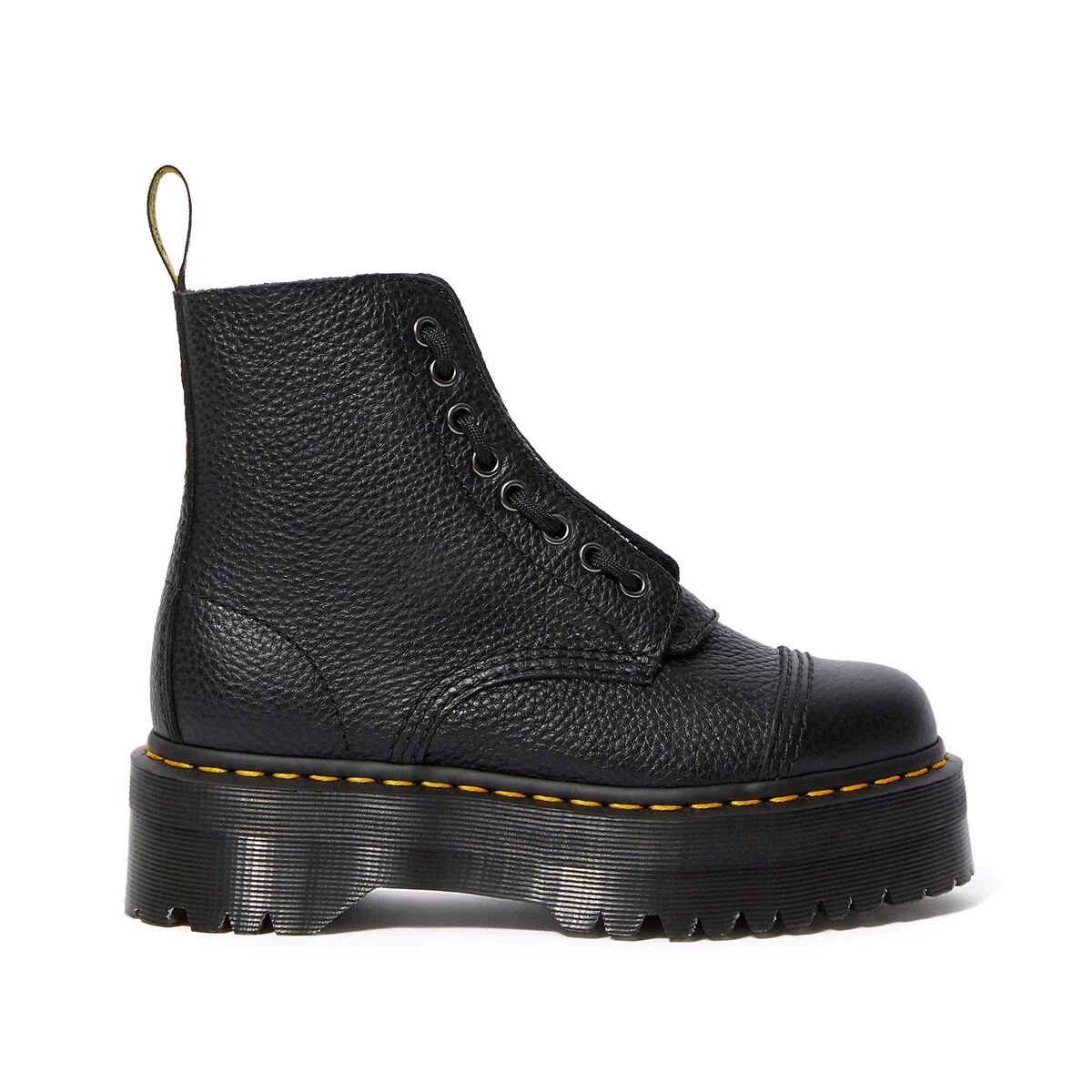 Sinclair Leather Platform Boots | La Redoute (UK)