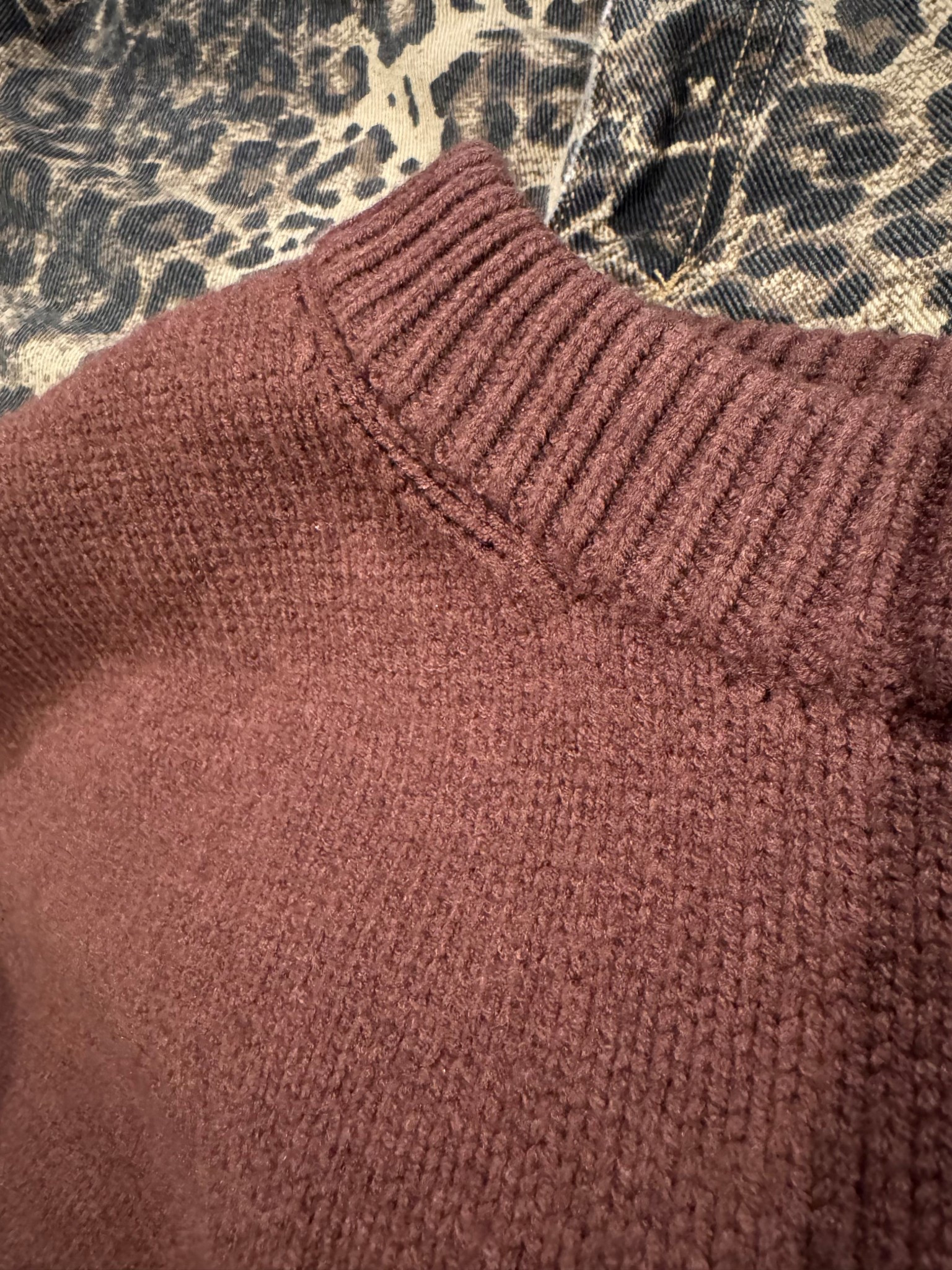 Brown cashmere + leopard print = the neutral combo that always eats. Cozy, classic, and a little bold. 🐆 

#LTKWorkwear #LTKU #LTKFindsUnder100