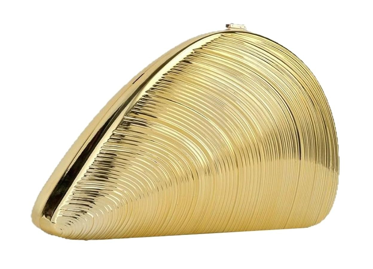 Seashell Acrylic Evening Clutch Bag Women 2025 Glitter Purse Handbag Chain Shoulder Bag for Weddi... | Amazon (US)