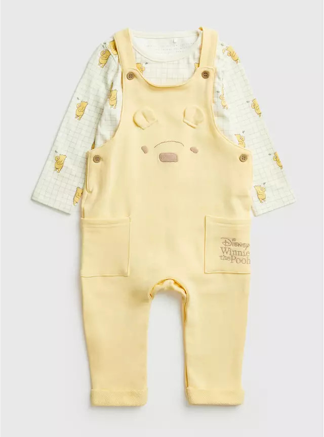 Buy Disney Winnie The Pooh Dungarees & Bodysuit - 6-9 months | Bodysuits | Tu | Tu Clothing