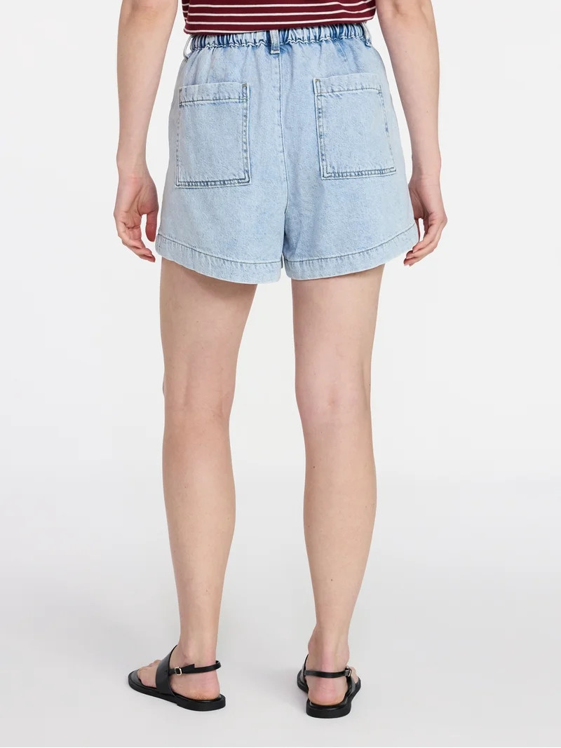 Time and Tru Women's Drapey Utility Shorts, 4" Inseam, Sizes XS-XXXL | Walmart (US)