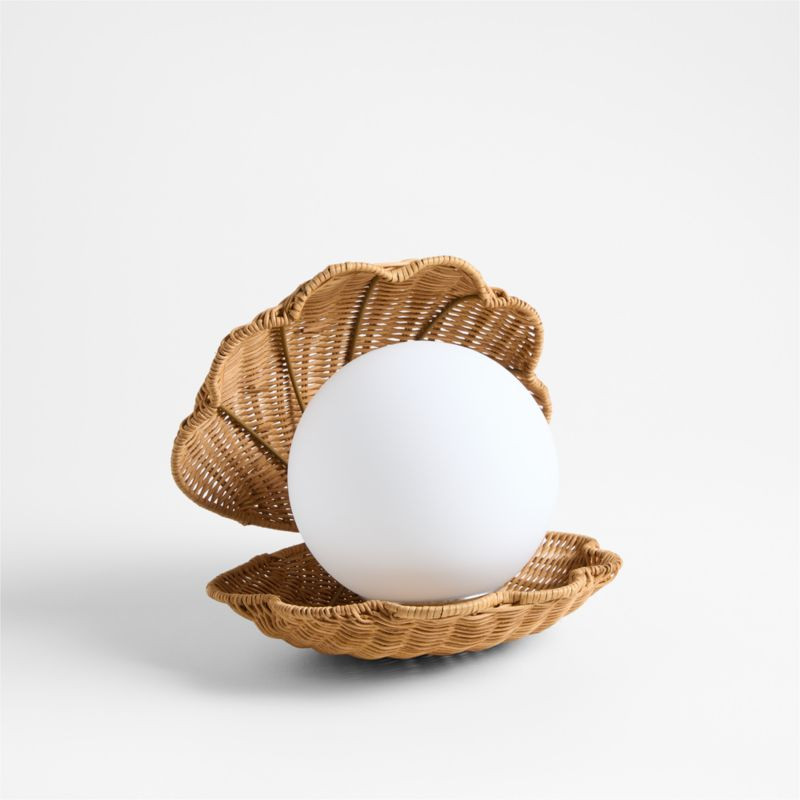 Iris Clam Shell Table Lamp by Jake Arnold + Reviews | Crate & Kids | Crate & Barrel