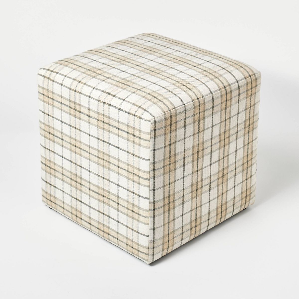 Lynwood Square Upholstered Cube Ottoman - Threshold™ designed with Studio McGee | Target