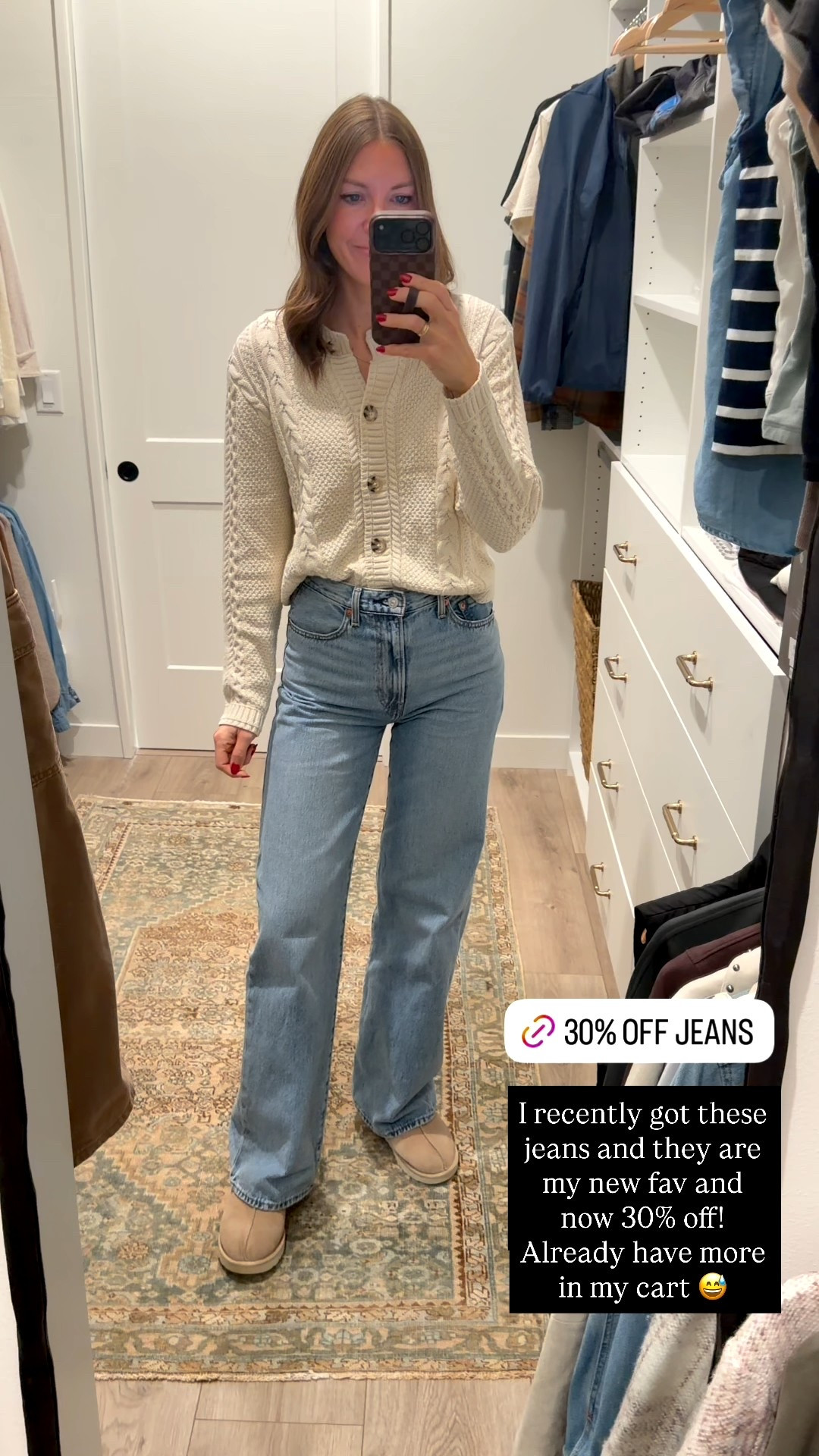 Love these Levi jeans!! I just got them last month and can’t stop wearing them and now they are 30% off! Wearing a 34” inseam (I’m 5’9”) and size 27. No stretch so get your true size! 

#LTKSaleAlert #LTKFindsUnder100